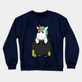 Pot of Gold Unicorn Crewneck Sweatshirt